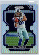 2021 Panini Prizm Simi Fehoko #371 RC Silver Prizm Dallas Cowboys