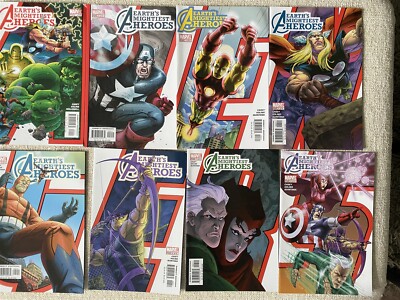 AVENGERS : EARTH'S MIGHTIEST HEROES #1-8 Complete Set Marvel Comics 2005 VF