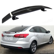 For Ford Focus 2000-18 Spoiler Matte Black Rear Trunk Lip Spoiler Roof Tail Wing