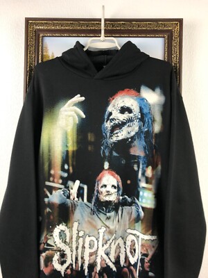 ☆関税/送料込み☆【SlipKnot】 アイオワウォッシュドパーカー Vintage 90's Slipknot Over Print Band Hoodie Iowa Jacket