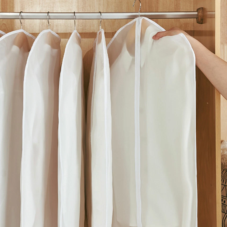 10 Stk Kleidersäcke Kleidersack Kleiderhülle Kleiderschutz Schutzhülle 120x60cm - Bild 3 von 4