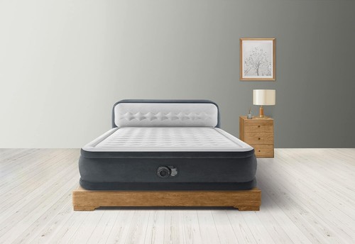 Materasso matrimoniale gonfiabile con Testiera Intex 64448 Ultra Plush - Foto 5 di 12