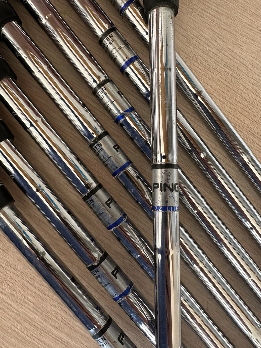 RARE Ping Eye2 Green Dot 3-PW Irons Set True Temper ZZ-Lite