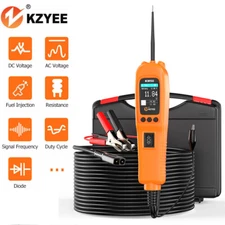 KZYEE KM50 Auto Circuit Tester Electrical Power Probe Kit Fuel Injector 12V 24V