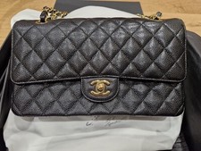 Chanel Bag Authentic 11.12 Flapbag Caviar Leather New/ Unused/ Authentic