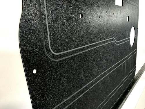 Black ABS Waterproof Door Cards Fits Nissan GQ Y60 Patrol Manual UTE/SWB x2 - Picture 6 of 6