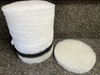 AQUA-FLO INDUSTRIES 12" CIRCLE DIE CUT AQUARIUM FILTERS mixed density Eheim 1500xl, 2250, 2260, 2262