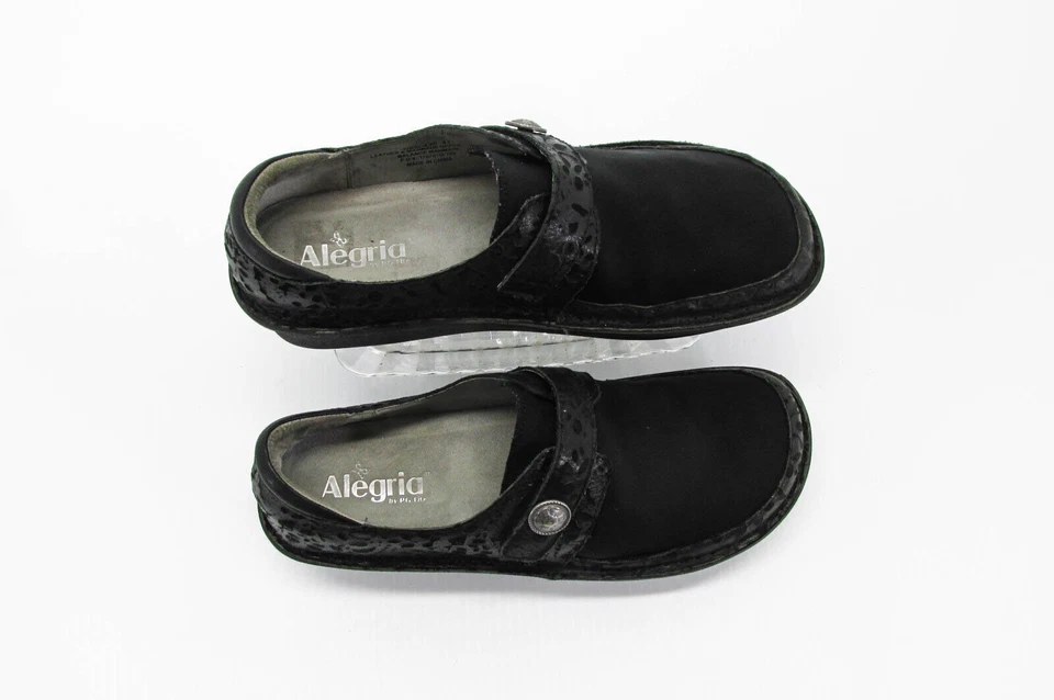Alegria Women Shoe Dena Size 10.5M EUR 41 Black Dream Fit Loafer Pre Owned xq — 第 2/4 张图片