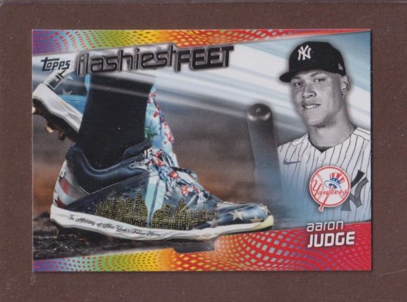 2022 Topps Flashiest Feet #FF11 Aaron Judge - NM - 756 - 🔥⚾🔥 | eBay