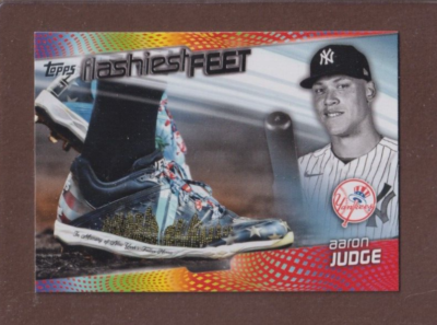 2022 Topps Flashiest Feet #FF11 Aaron Judge - NM - 756 - 🔥⚾🔥 | eBay
