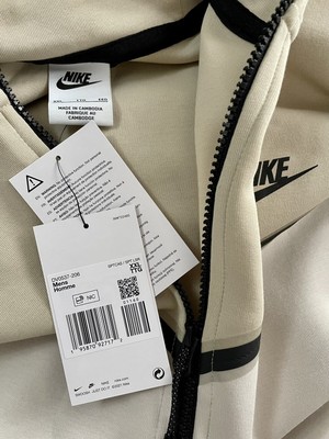 Nike Sportswear Tech Fleece Men's Full-Zip Hoodie DV0537-206 Rattan Size  XXL New | eBay