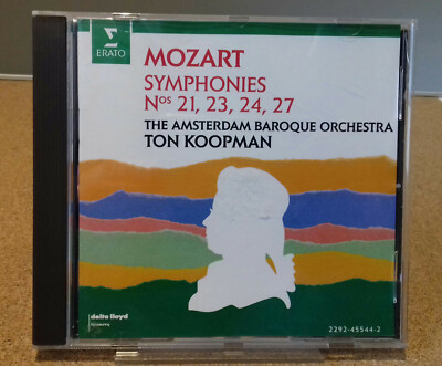 Mozart - Symphonies Nos 21,23,24,27 - Ton Koopman (Erato CD 1990)