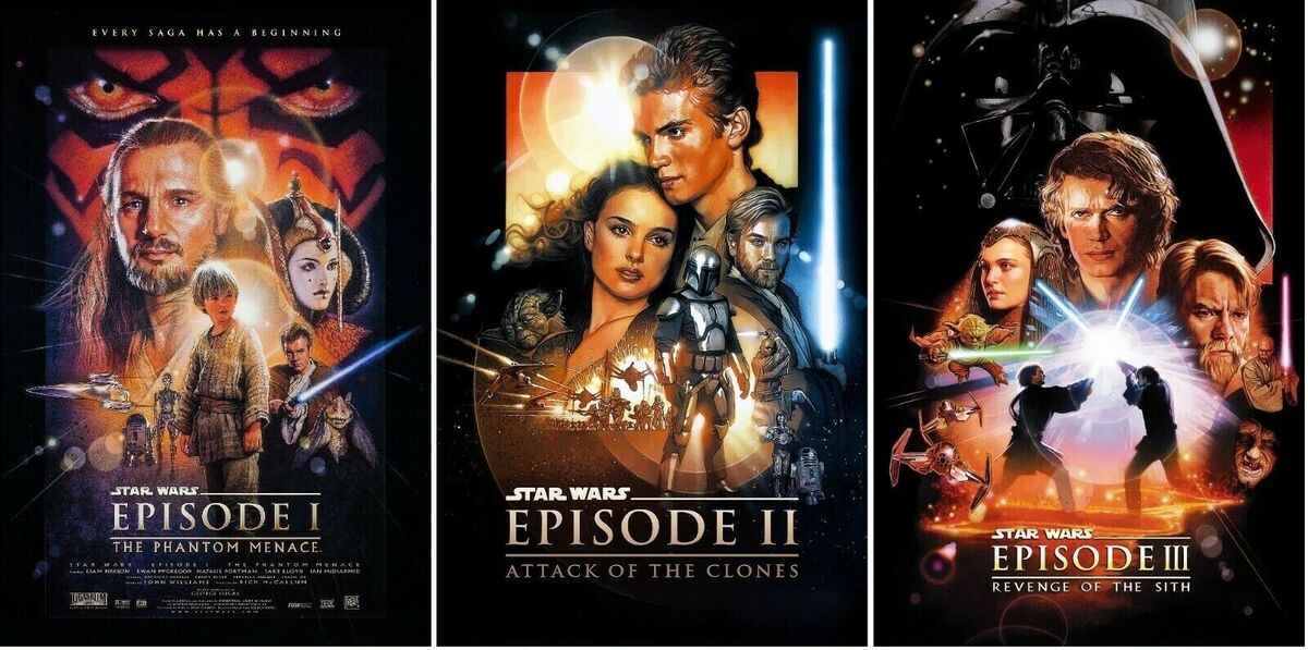 Star Wars Movie Poster Collection Bundle Set of 9 - 11X17 13X19 NEW USA