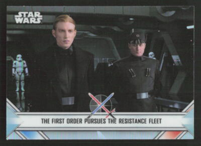 2020 Topps Chrome Star Wars The First Order Pursues The Resistance Fleet Empire