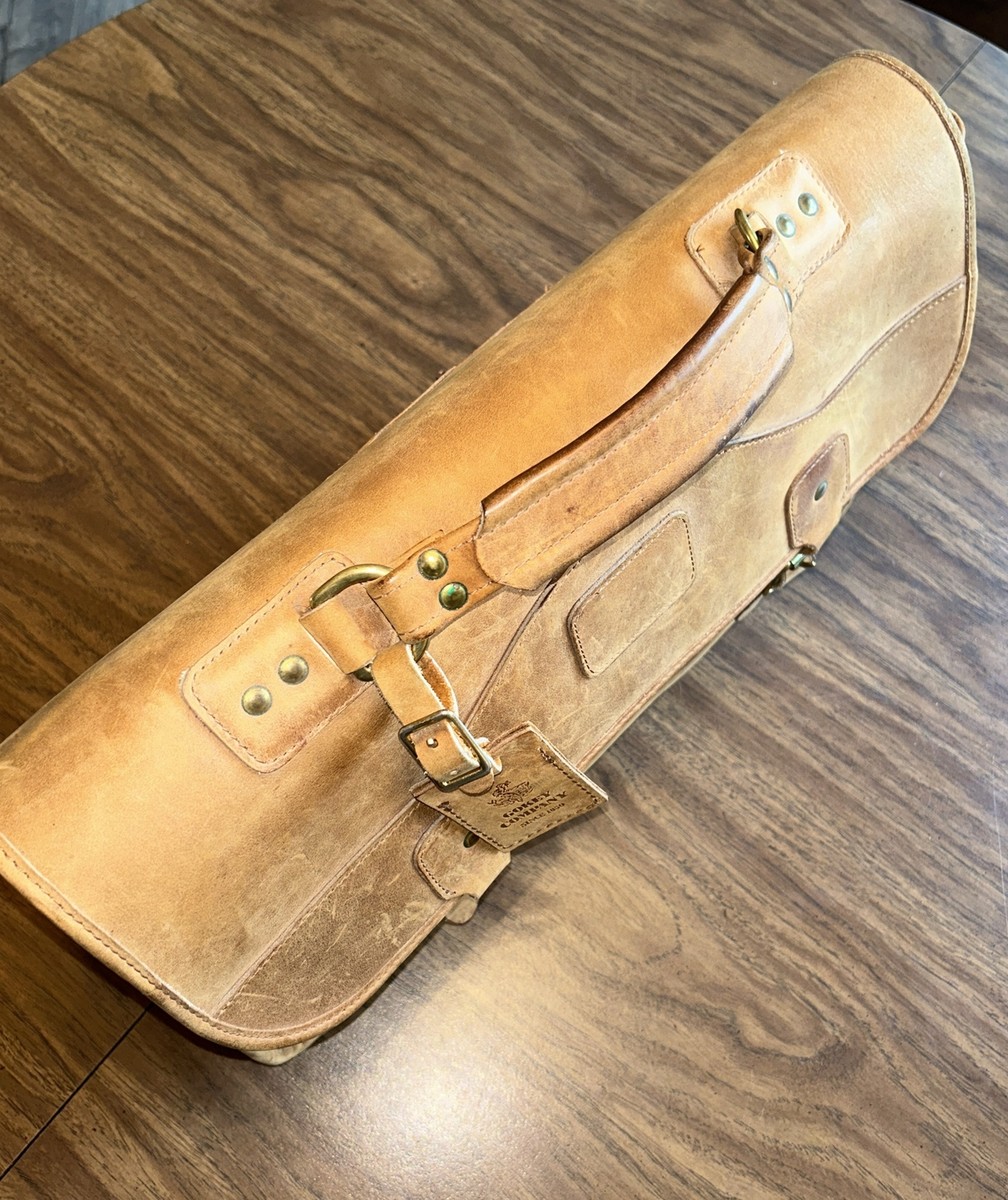 Vintage Gokey Company leather briefcase messenger bag Vintage Gokey Company leather briefcase messenger bag