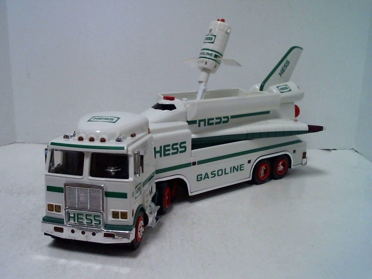 1999 Hess Toy Truck and Space Shuttle with Satellite in Box