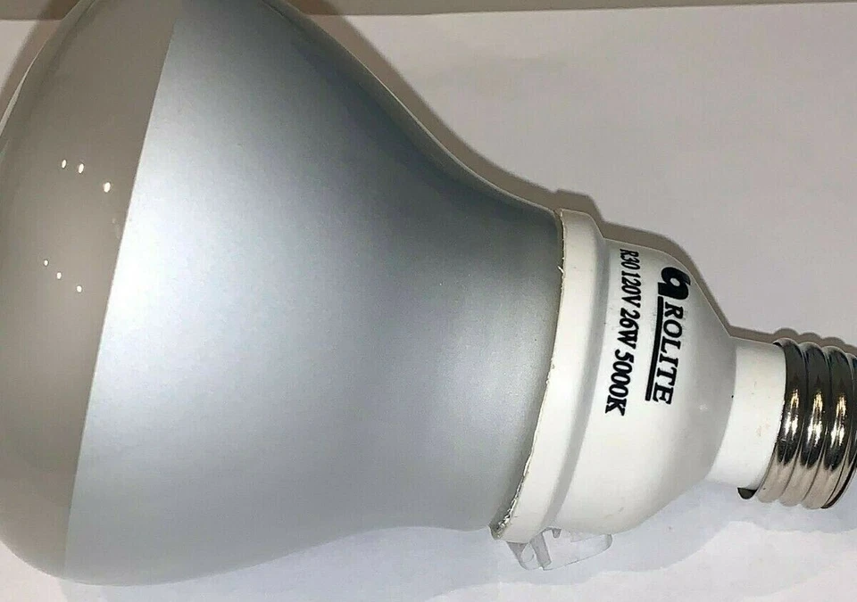 26W -120V 5000K (Daylight) R30/E26 Base Mini Spiral CFL Light Bulb (6 Pack) - Image 2 of 4