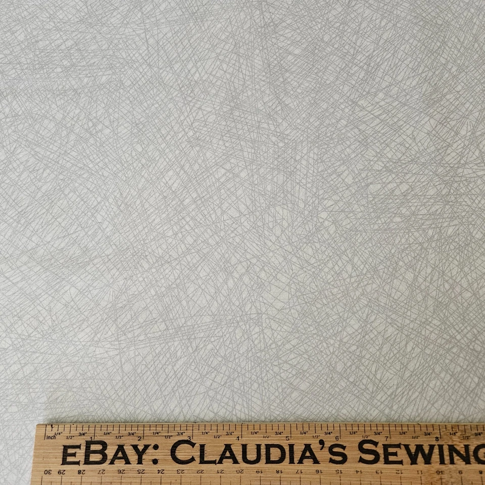 25" Amboseli Bethany Shackleford QT Elephant Skin Print Gray on White - Image 2 of 3