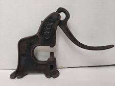 Vintage Antique Cast Iron Rex 27 Leather Rivet Press Made in the USA Early 1900s