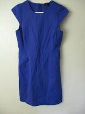 J Crew 2 women's blue knee length dress