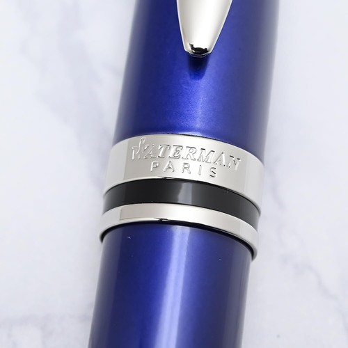 Waterman Ballpoint Pen Expert Essential Dark Blue CT Fine Point NEW - Picture 11 of 24