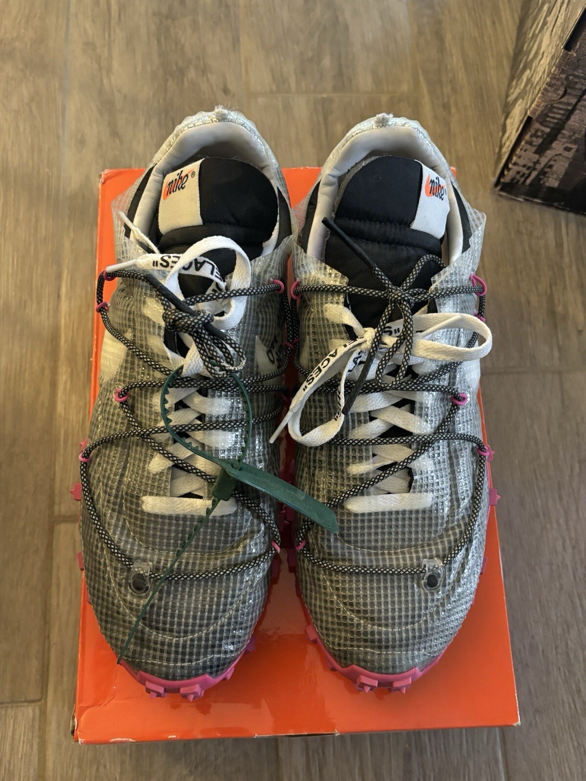 OFF WHITE X NIKE Size 12 Nike Off White x Waffle Racer Fuchsia W