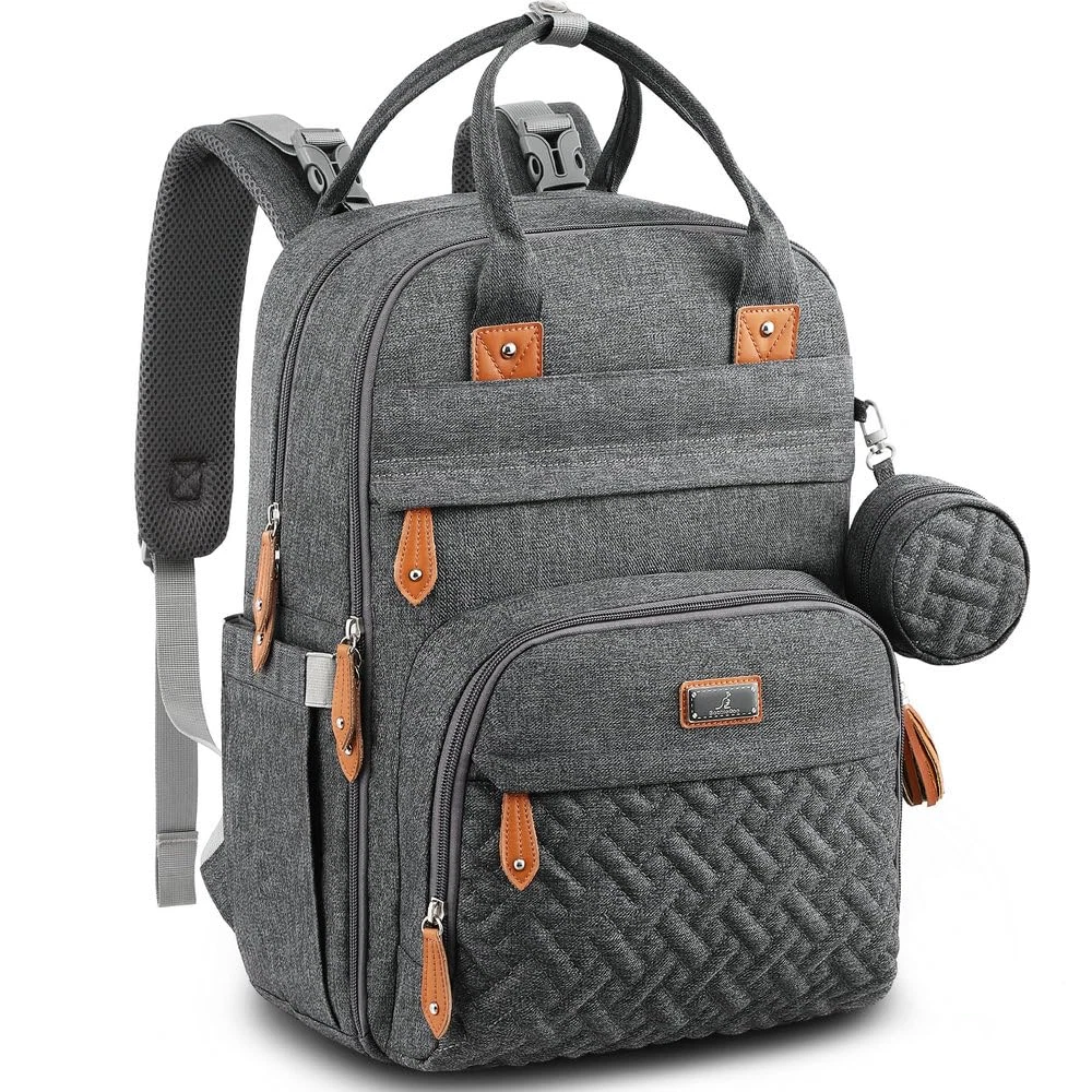 Mochila para pañales: bolso de viaje con artículos esenciales para bebés, multif