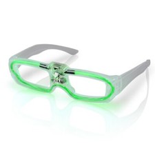 Sound Activated Glasses Green
