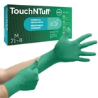 Ansell 92-600 Touch N Tuff Teal Nitrile Powder Free S, M, L, XL Cs/1000 (10x100)