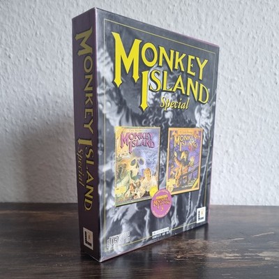 Monkey Island Special 1 + 2 Secret of + LeChuck's Revenge (PC, 1997, Big-Box)