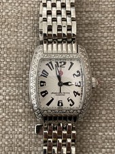 Michele Silver Urban Petite Diamond Stainless Steel Watch MW02N01A2001