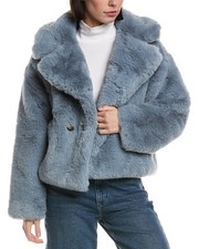 Noize Short Faux-Fur Coat Womens