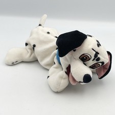 DISNEY Store 101 DALMATIANS Puppy Dog Mini Bean Bag 8" Plush Toy EUC No Tag