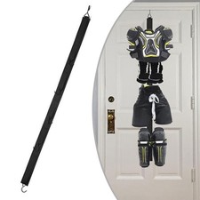 Travel Friendly Hockey Gear Drying Rack with Adjustable Hook Positions