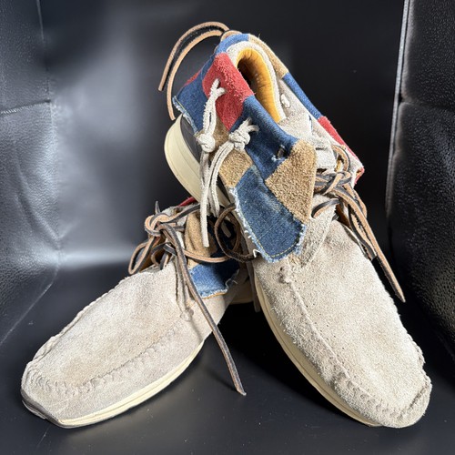 VISVIM vintage 2010s Fbt Sand Patchwork, Made in JAPAN, size 12