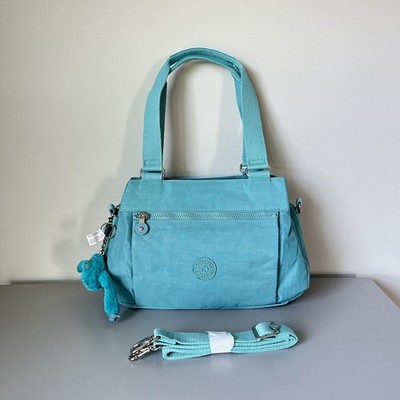 Kipling Elysia Shoulder Bag in Auqa Green NWT