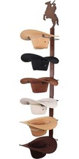 Cowboy Hat Rack Holder for Wall - Wild Western Style Design Hat Western cowboys