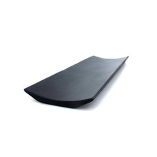 Reusable Bamboo Black Rectangle Sushi Serving Tray Plate 7" x 2.8" - 100 Pieces