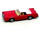 Matchbox Lesney Superfast 28 Lincoln Continental dark red, tan interior, mint!