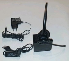 Plantronics C052A Headset Büro Wireless DECT  Zweiohr-Kopfbügel neue Ohr Pads
