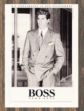 Hugo Boss - Reklame Werbeanzeige Original-Werbung 1985 (4)