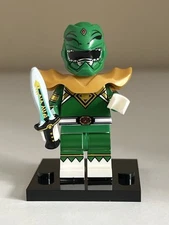 Green Power Ranger Lego Like Mini-Figure