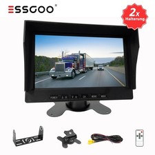 ESSGOO 7" LCD Rückfahr Bildschirm HD Monitor Display Für KFZ LKW Rückfahrkamera