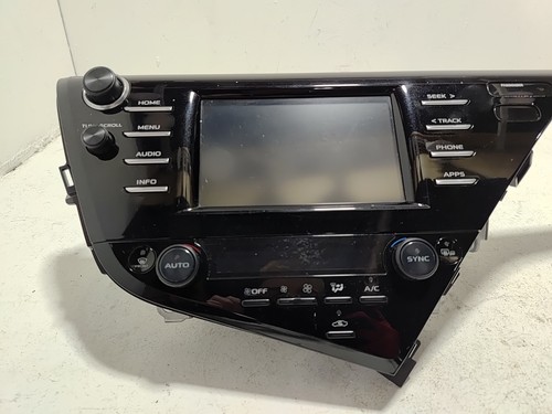 TOYOTA CAMRY 2018-2019 NAVIGATION DISPLAY SCREEN RADIO & AC HVAC PANEL OEM - Picture 6 of 19