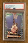 Michael Jordan 1992 Stadium Club Beam Team #1 PSA 7