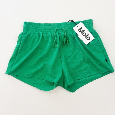 Molo Girls Size 9/10 Years, Nicci Green Lined Swim Shorts, UPF 50, 134/140 CM