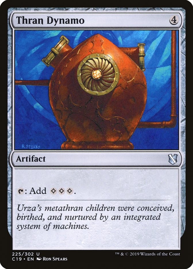 MTG Thran Dynamo  - Commander 2019 #225