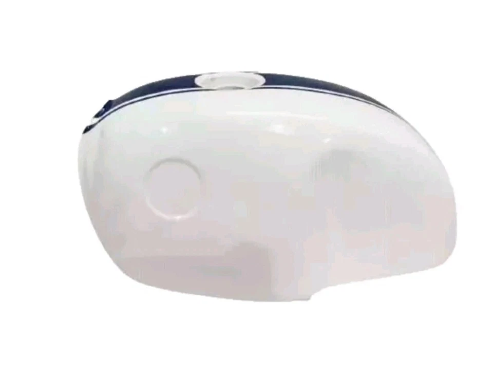 ADECUADO PARA BMW R100Rt RS R90 R80 R75 Blanco y Azul Acero Tanque Gasolina +... Foto 3 de 4