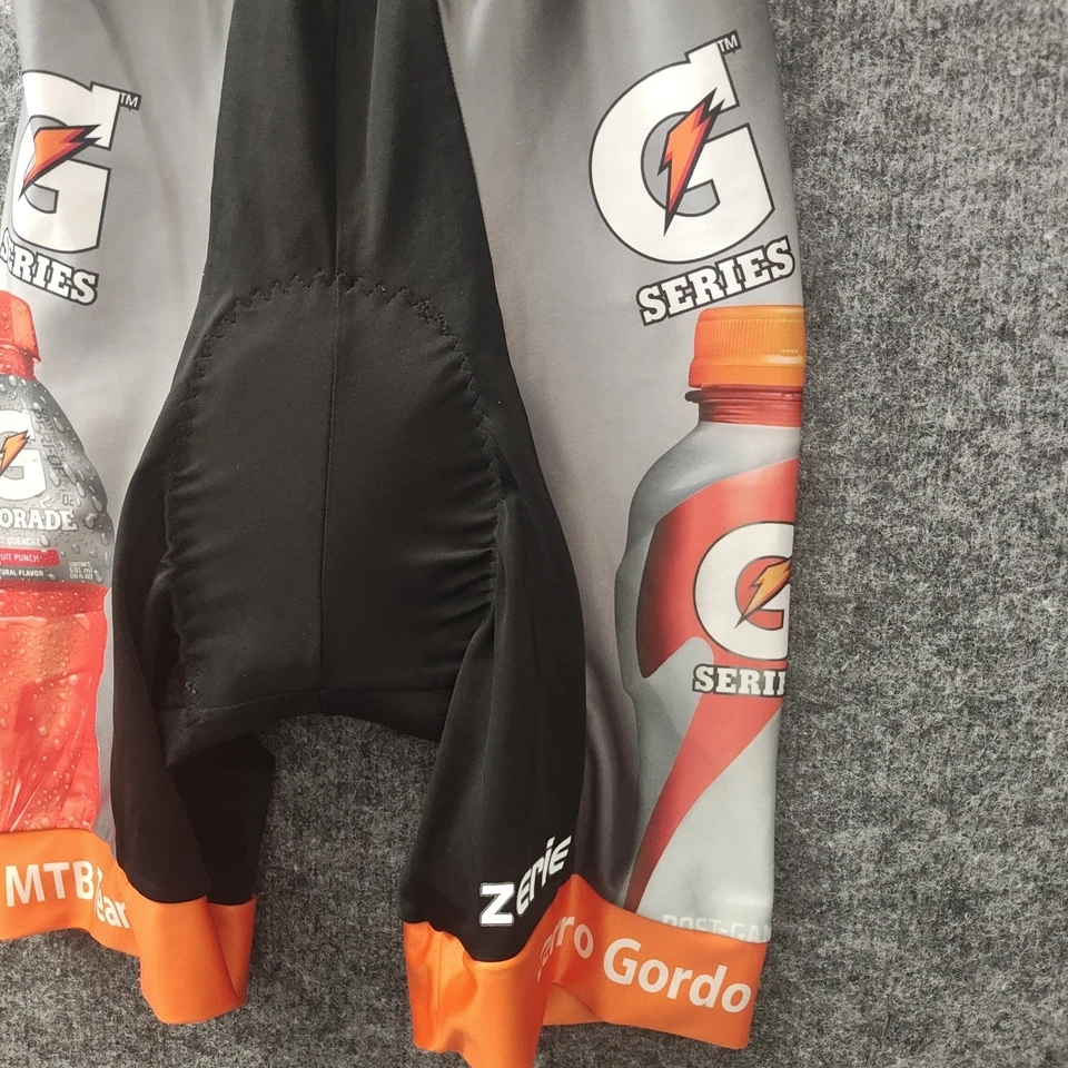 Culotte con tirantes Gatorade Promo para hombre mediano Cerro Gordo MTB Team Puerto Rico Foto 3 de 4