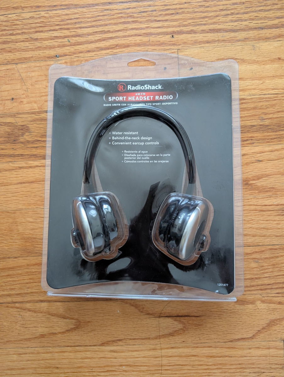 Headphone Radio Shack Am Fm Headsets Vintage RadioShack AM/FM